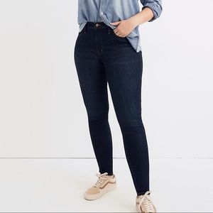 Madewell 9” Mid Rise Skinny Jeans Blue Size 31